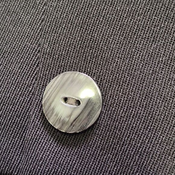 CLIO Black Double Breasted Blazer Size 8 - Picture 8 of 8